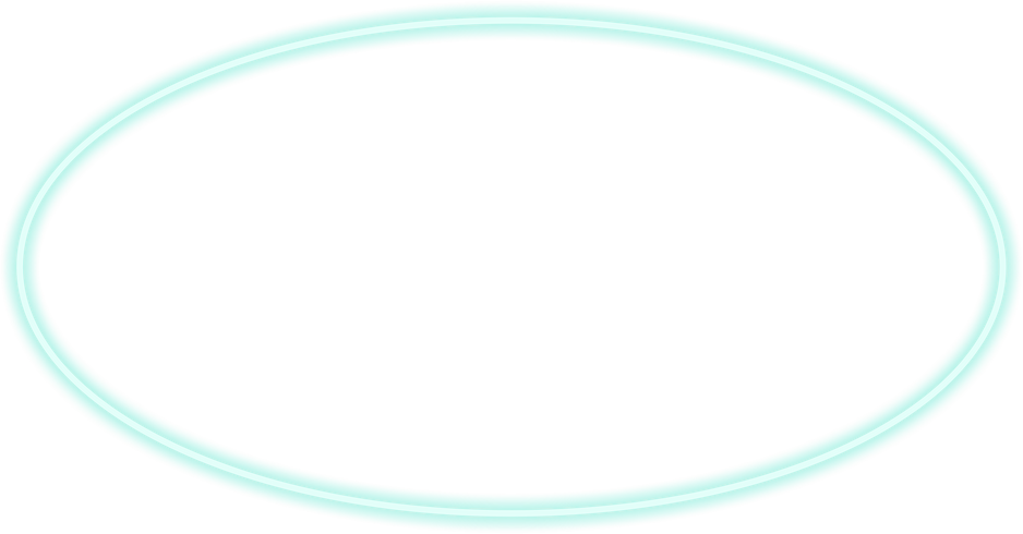 Neon Glowing Oval